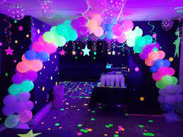 Below are some amazing ideas that will really wow your child's friends! Neon Glow In The Dark Party Glow Birthday Party Glow Party Glow Birthday