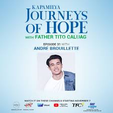 Get in touch with andre brouillette (@andrebrouillette) — 274 answers, 1044 likes. Star Hunt On Twitter Join Andre Brouillette As He Shares His Journey Of Faith On Kapamilya Journeys Of Hope With Father Tito Caluag Premiering This Sunday Nov 7 Https T Co 6idmbjkueu