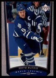 The greatest toronto maple leaf ever!! 1999 00 Upper Deck Mats Sundin 370 On Kronozio