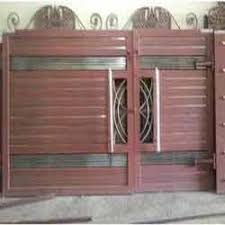 Free collection of 2 gate color palettes to inspire your ideas. Give Your Home A Stylish Look With Wooden Style Main Gate Decorchamp