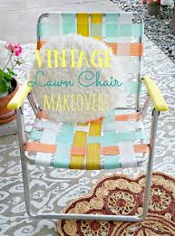 Learn about our selection of lawn chairs and outdoor chairs to find the right fit for your seating needs, including cozy seating for two or chairs to add to your patio seating sets for additional outdoor entertaining space. Vintage Lawn Chair Makeovers Weekend Yard Work Series Little Vintage Cottage