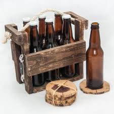 Bier Caddy Six Pack Halter Bier Tote Rustikale Geschenke Hochzeitsgeschenke Fur Manner Geschenk Fur Papa Calice Da Vino Portabottiglie Distributore Di Bevande