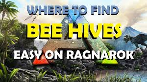 A 144 sq kilometer map designed to be explored by land/sea/air with most places accessible by foot. Ark Survival Evolved Bee Hive Locations On Ragnarok Easy Youtube