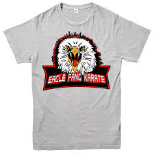 Back of shirt will be left blank. Eagle Fang Karate T Shirt Martial Art Cobra Kai Movie Inspired Unisex Spoofytees