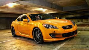 Cloud Edition Hyundai Genesis Car Orange Yellow Hd Car Wallpapers Hyundai Genesis Hyundai Genesis Coupe Hyundai
