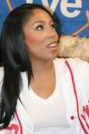 K. Michelle Straight Black Angled, Flat-Ironed Hairstyle