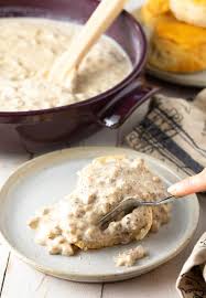 Image result for sausage gravy biscuits