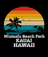 It is located on nāwiliwili bay, about 2.2 miles (3.5 km) south. Niumalu Beach Park Gift Drawing By Bruno