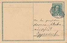 Kommen am wochenend deine eltern? Postkarte Wikipedia