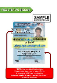 What you need to bring along you may want to make sure you look your best since the photos taken would stay in your nric (for long time) and passport for 5 years. Good Deal How To Register As Bidder Pdf Page 1 Created With Publitas Com