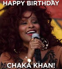 Chaka Khan has tremendous vocal ability! I love to hear her sing! She is  awesome!!!