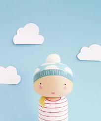 Head In The Clouds Kokeshi Doll Sketchinc Bigcartel Com Wood Peg Dolls Kokeshi Dolls Doll Crafts