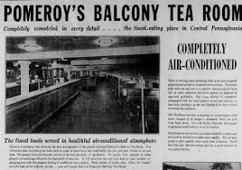 Pomeroy S Balcony Tea Room Tea Room Restaurant Ad Area Restaurants