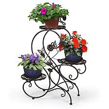 Malayas Etagere A Fleurs En Bois Porte Pots De Plante Fleurs Avec 6 Tablettes Escalier Presentoire De Jardin 96x95x25cm Amazon Fr Gateway Planten Ebay Potten