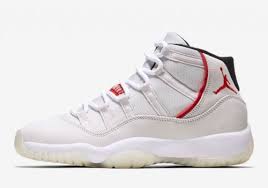 Nike Air Jordan Retro 11 Xi Platinum Tint Sail University Red White 378037 016 Air Jordans White Athletic Shoes Jordan 11