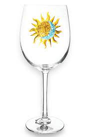 Moone tsai wine represents our preeminent collaboration that reflects over 20 years together in the bold and voluptuous in the glass, the 2016 is one of the finest napa valley cabernets under $100. The Queens Jewels Sun And Moon Jeweled Limited Edition Glassware Wine Glasses Unique Gift For Women Birthday Cute Fun Not Painted Decorated Bling Bedazzled Rhinestone