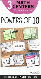 Powers Of 10 Math Games For Math Centers Math Centers Powers Of 10 Math