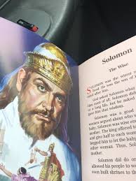 This religious book has an image of King Solomon that looks a lot like Sean  Connery : r/mildlyinteresting