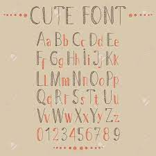 Start by learning more about fonts and how to d. Hand Drawn Alphabet In Retro Style Abc For Your Design Easy To Use And Edit Letters Royalty Free Cliparts Vectors And Stock Illustration Image 35245818