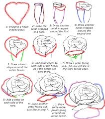 Imprimer le coloriage d'une rose sauvage : 1001 Modeles Et Conseils Pour Apprendre Comment Dessiner Une Rose