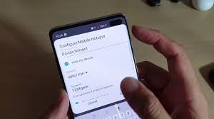The password can then be used as is or changed and saved. Samsung Galaxy S10 S10 How To Configure Open Mobile Hotspot Without Password Youtube