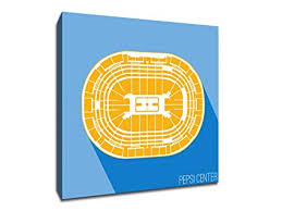 Amazon Com Denver Pepsi Center Basketball Seating Map