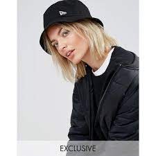 New Era Black Bucket Hat 31 Aud Liked On Polyvore Featuring Accessories Hats Black Baseball Cap Hats Am Black Bucket Hat Latest Fashion Clothes Fashion