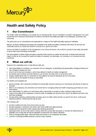 Maybe you would like to learn more about one of these? Health And Safety Policy By Mercury Issuu