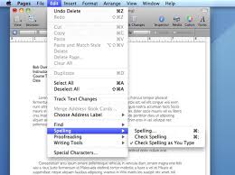 How To Check Spelling In A Mac Snow Leopard Pages Document Dummies