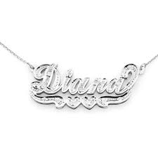 What's great about it is that it can be engraved so that it can be really personalized. Silver N Style Sns358 Personalized Name Necklace In Solid Sterling Silver Plated In Rhodium Custom Fine Jewelry Fine Jewelry More