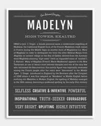 Madeleine is a feminine given name, ultimately of greek origin, a modern rendering of the epithet magdalene, meaning of magdala. the name exists in various spellings and pronunciations and is popular among those living in europe and the anglophone as well as followers of christianity. 23 Madelyn Joan Ideas Names With Meaning Names Baby Girl Names