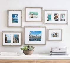 Wood gallery wall frame set. Wood Gallery Frames In A Box Set Of 6 Pottery Barn