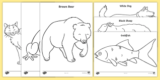 By best coloring pagesaugust 1st 2013. Free Brown Bear Brown Bear Activities Pdf Teacher Made