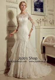 Lace sleeves (opposed to solid silk) add a textural element to a wedding dress. Long Sleeves Lace Fit And Flare Dress In 2021 Wedding Dresses Modest Lace Wedding Dresses Wedding Dress Long Sleeve