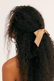 Bow Scrunchie Curly Hair Styles Curly Hair Styles Naturally Cute Curly Hairstyles