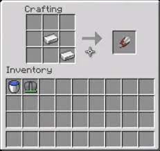 How To Make Shears In Minecraft Minecraft Shears Recipe