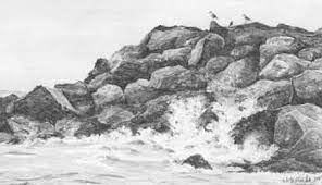 1 first of all, you have to draw a wave shape type. How To Draw Water In Pencil