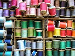 Thread Thread Spools Rainbow Colors Colours