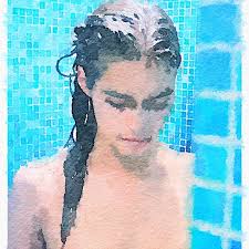 Ducha II #acuarela #syndicated
