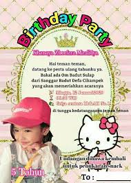 Sep 30, 2020 · satu di antara contoh surat resmi yang digunakan secara pribadi yakni surat undangan pernikahan. Background Undangan Ulang Tahun Hello Kitty Cara Golden