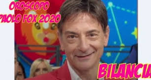 Da ora fino alla fine di febbraio sarà impossibile che clicca su continua per continuare a leggere l'oroscopo di paolo fox di oggi 27 gennaio 2021 per sagittario, capricorno, scorpione e pesci. Grafico Paolo Fox Bilancia 2020 L Oroscopo Per Il Nuovo Anno Da I Fatti Vostri Ultime Notizie Flash
