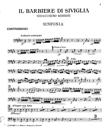 Che mi serve lo spirito, che giova la bellezza, se chiusa io sempre sto fra quattro mura. Gioachino Rossini Il Barbiere Di Siviglia Traditional Double Bass Sheet Music Nkoda