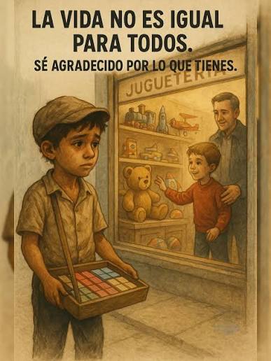 Una realidad que muchas veces preferimos no ver: no todos partimos del mismo  lugar ni tenemos las mismas oportunidades. Hay quienes desde pequeños  conocen el esfuerzo, el cansancio y la responsabilidad antes
