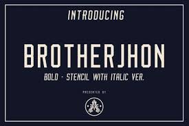 Download Brother Jhon Duo Font By Arthy Creative Fabrica Duo New Fonts Premium Fonts PSD Mockup Templates