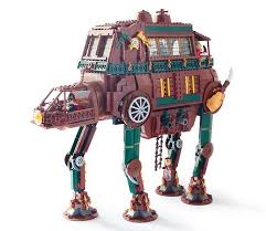 Steampunk At At The All Terrain Aristocratic Traveler Steampunk Lego Lego Design Lego Art