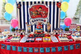 Check Out This Awesome Paw Patrol Birthday Party Love The Dessert Table See More Party Ideas And Paw Patrol Party Paw Patrol Birthday Paw Patrol Decorations