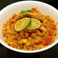 Mexiko Bowl Mit Reis Und Bohnen Rezept Reispfanne Rezept Rezepte Reispfanne