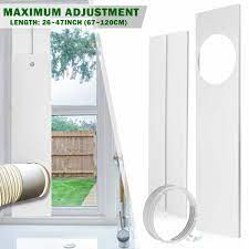 You can easily install a window seal for air conditioner with a diy kit, and without duct tape. Air Conditioner Window Vent Kit Portable Ac Vent Kit Flat Interface Adaptor Exhaust Hose For Air Conditioner Walmart Canada