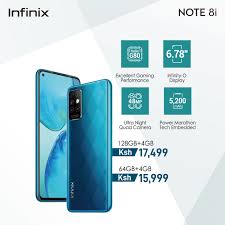 Infinix in qilla gujjar singh/. Infinix Note 8i Smartphone 6 78 Inch 4gb Ram 128gb Rom 48mp 2mp 2mp Ai Quad Camera 4g 5200 Mah Battery Ksh17 799 Inf In 2021 Dual Sim Phone Shop Digital Tv