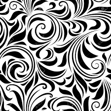 Triangle black and white pattern, blue technology triangle, black graphic, texture, angle png. Vector Vintage Seamless Black And White Floral Pattern Royalty Free Cliparts Vectors And Stock Illustration Image 45942130
